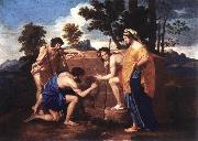 POUSSIN, Nicolas Et in Arcadia Ego af oil